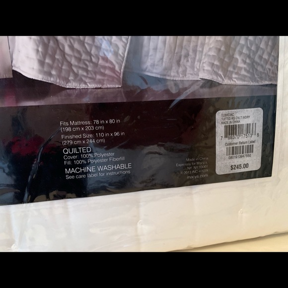 NWT King coverlet International Concepts - Picture 6 of 10